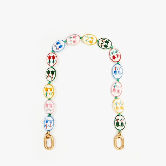 Clare V Porcelain Flower Shortie Strap NWT - Picture 5 of 8